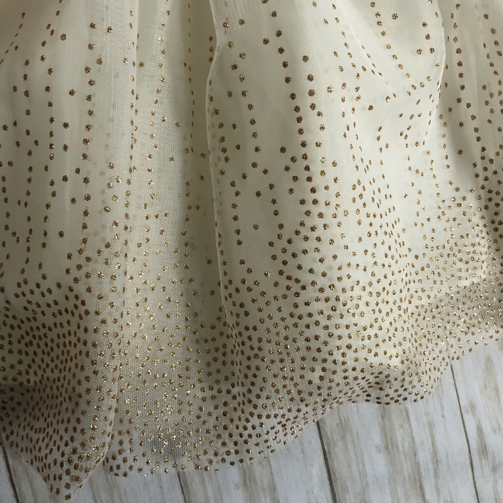 ($35) Special Editions NWT ivory/gold dress - Picture 2 of 6
